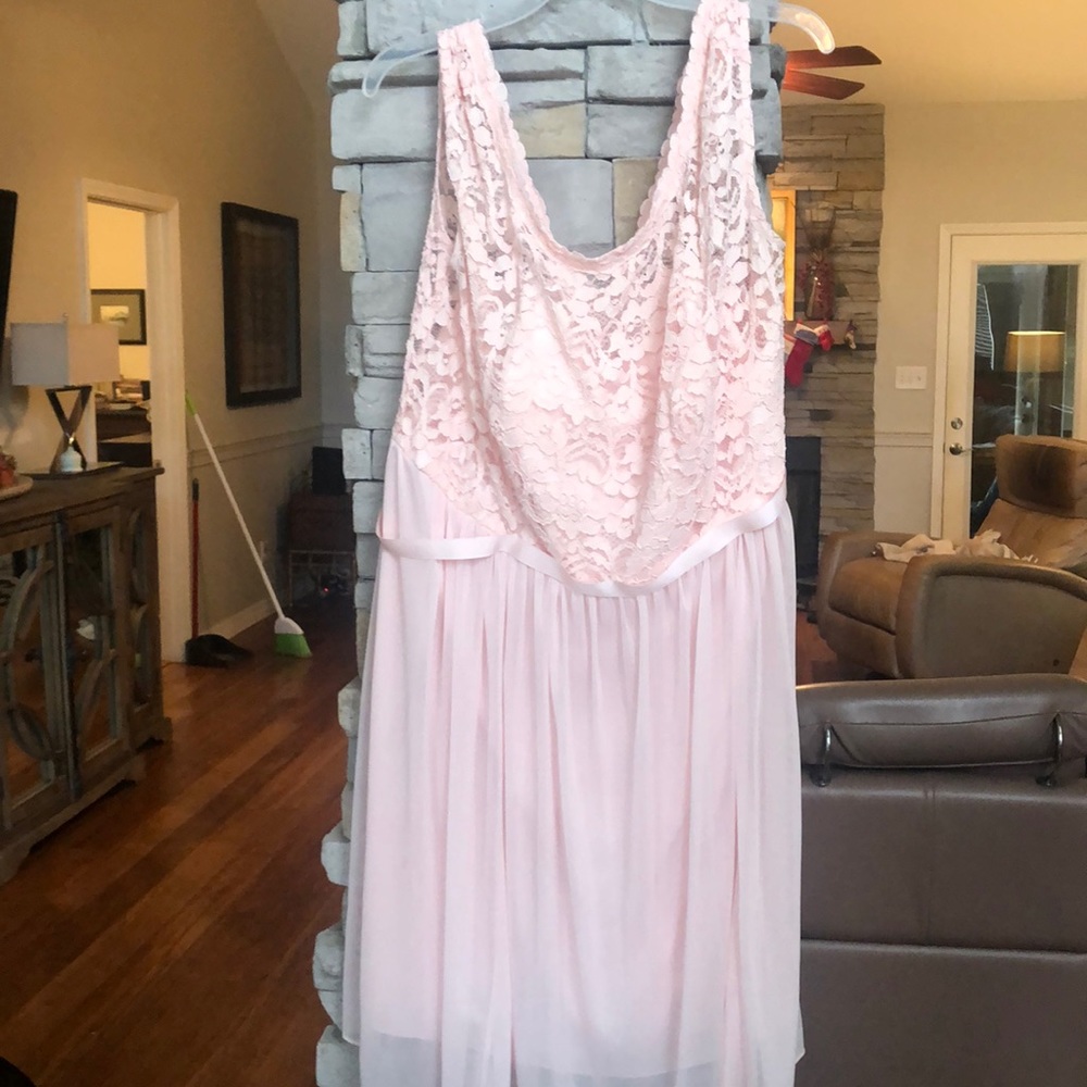 David’s bridal short lace dress